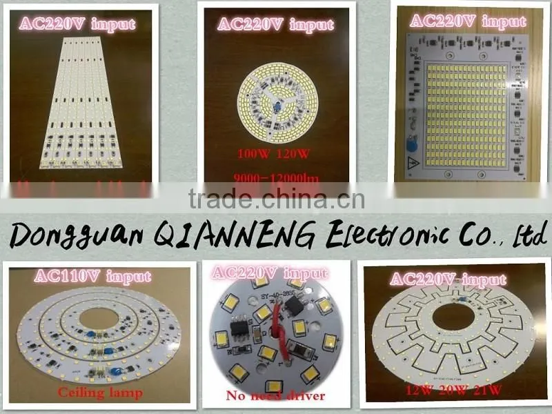 manufacturer of high voltage ring shape 10w 18w driverless led module with integrated IC driver for ceiling lamp