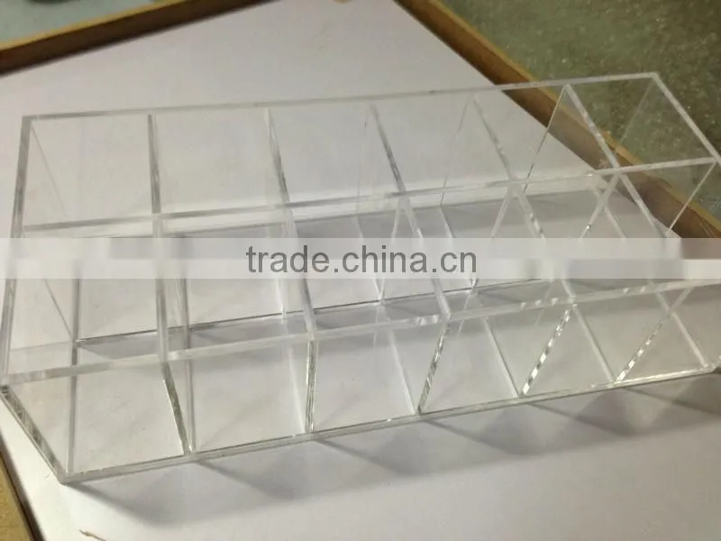 acrylic boxes with various shapes and styles