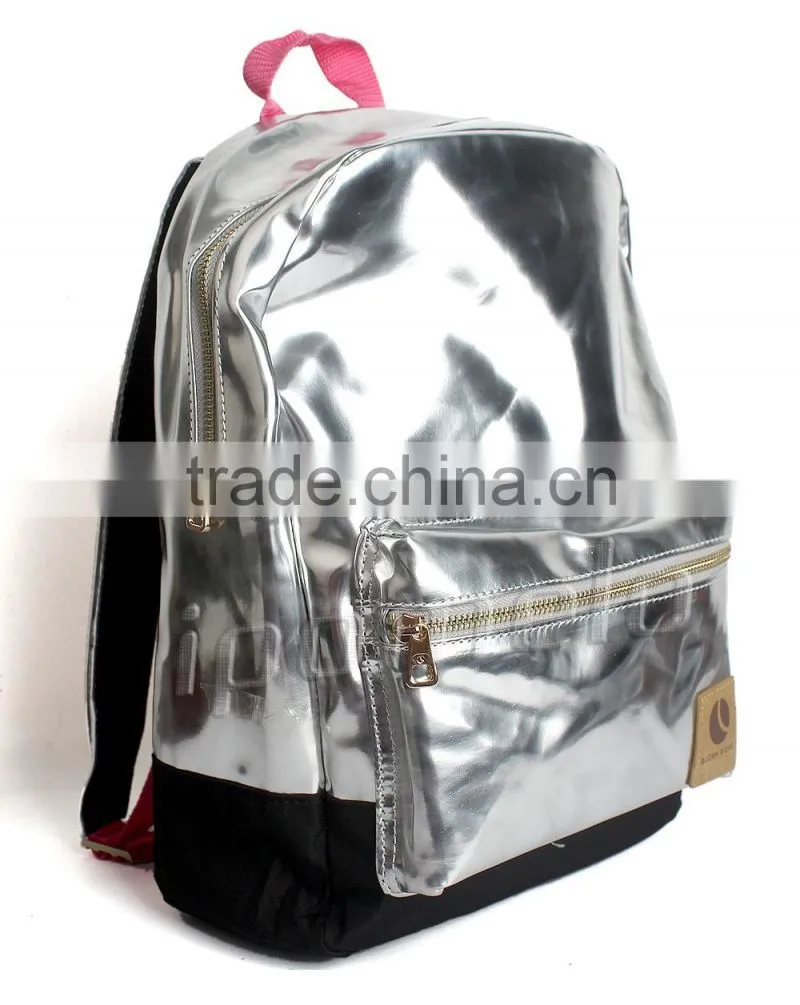 Primary Students Kids girl Backpack pu School Bags For Children Baby Shoulders