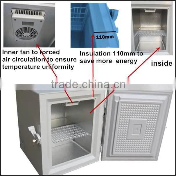 Solar and Electricity Power Source DC Compressor Solar Refrigerator