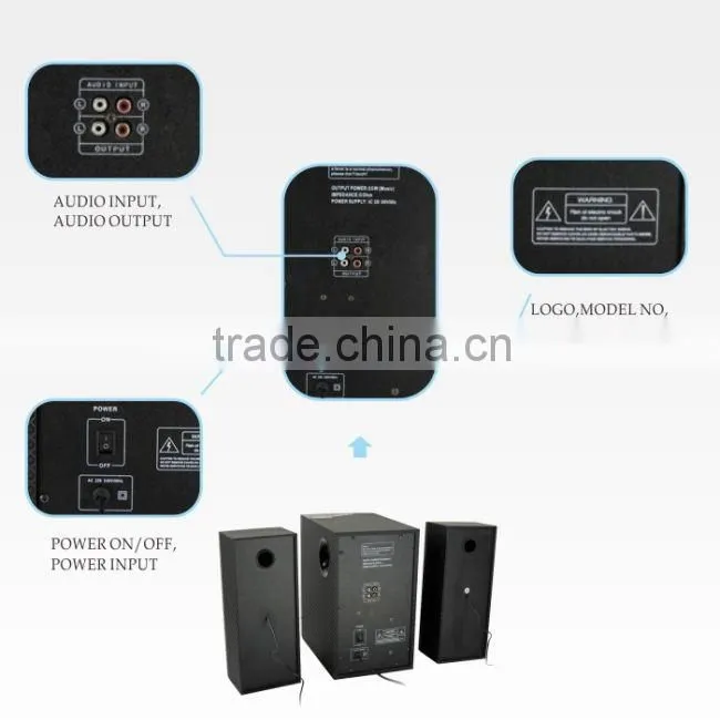 2014 new products classic electronic equipment hifi real sound speakers made in China N-33