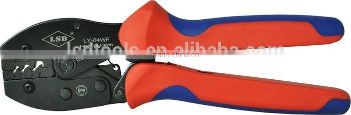 High Quality double Wire crimping tool for wire-end ferrules,sleeves clamp,casing tip pliers LY-04WF