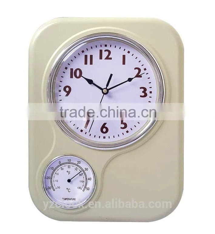 2014 Square wall clock and weatherglass