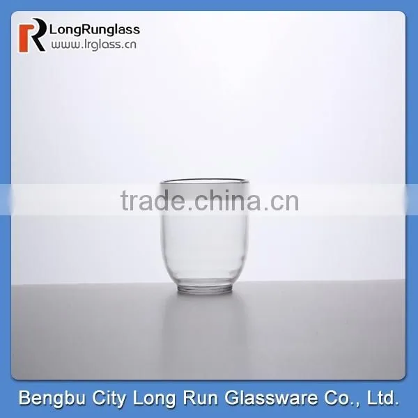 LongRun 168ml lovely shape clear drinking water tea glass beer glass cup