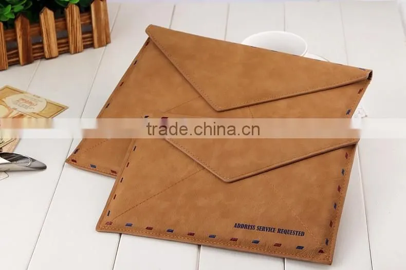 Classic Envelope Design For iPad Air 2 Case, Leather Case for iPad 6, For IPad Air2 / iPad Pro 9.7 Case Cover