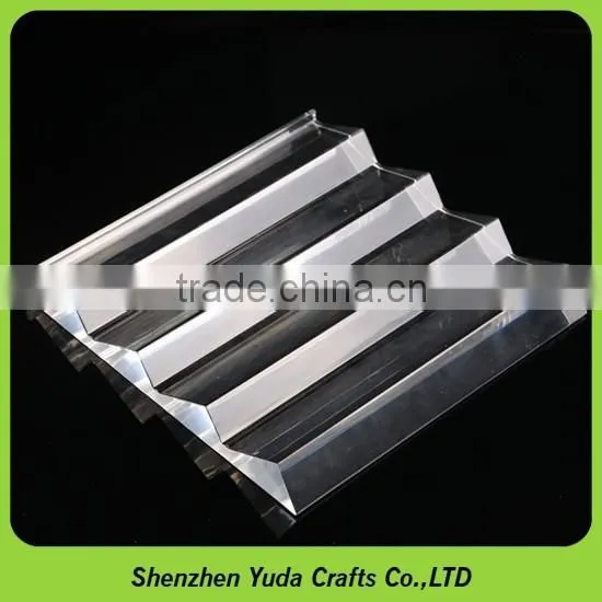 Modern Art Milling Acrylic Parts Plastic Fabrication with Precision Milling Finish