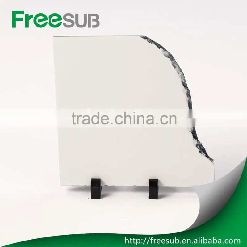 Sublimation printed rock slate L20*H20*W0.9CM blank square sublimation rock photo frame