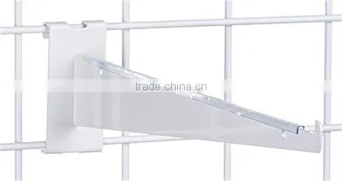 Gridwall Shelf Bracket,Metal Gridwall Faceout Hook,Glass Bracket