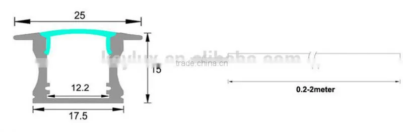 Cant See LED When Lighting Aluminum Profile Floor Light Led Strip Lighting
