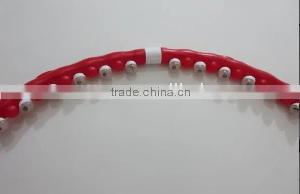 LED Magnetic Fitness Exercise Massager Hula Hoola Hoop