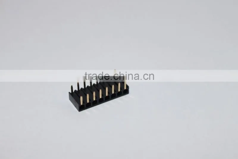 2.54mm double row bottom entry Female header 8 pin