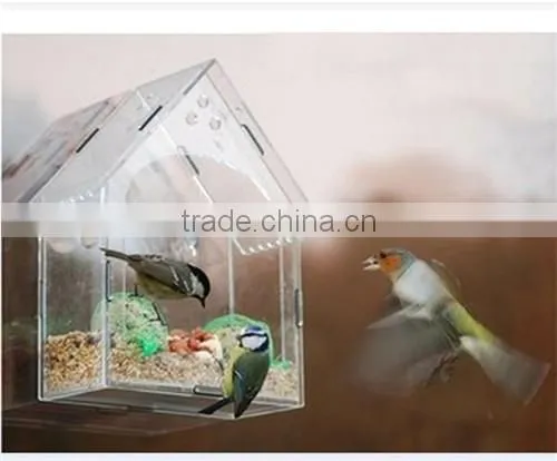 Factory Large Acrylic Window Cheap Bird Feeders