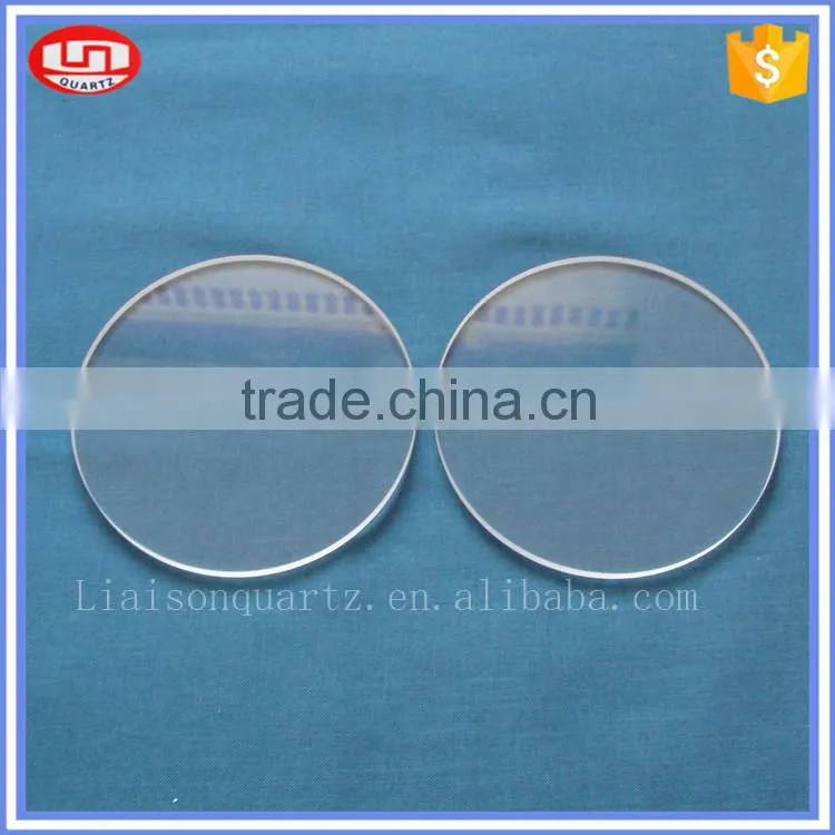 Heat resistant round quartz glass discs from Liaison Quartz