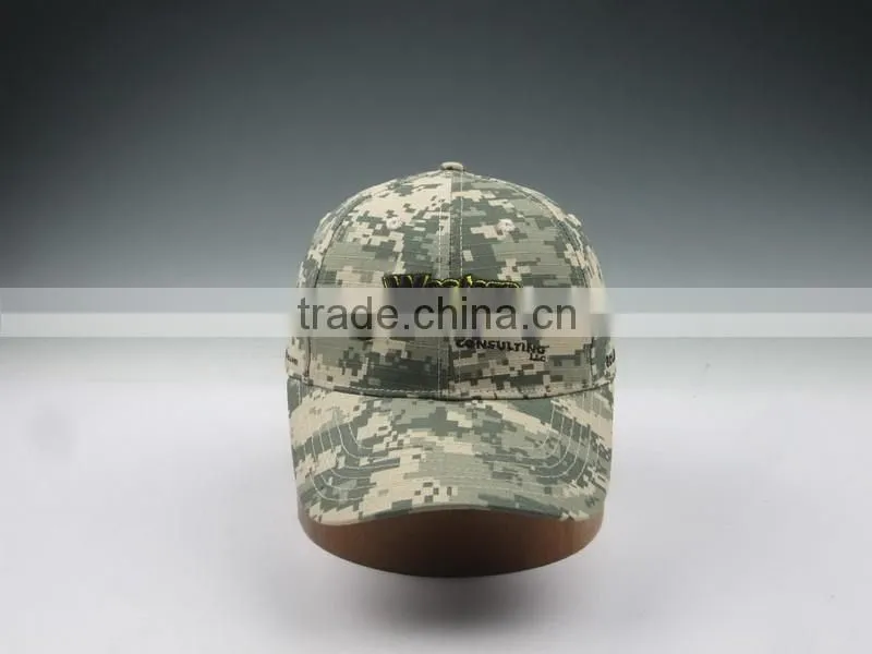 2015 Hot sale Fashional camouflage cap with embroidered LOGO