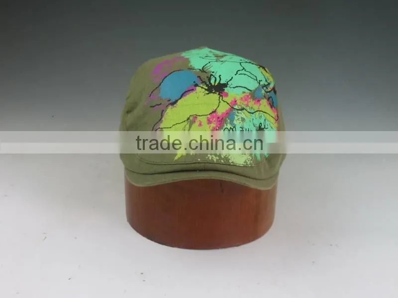 green summer ivy hat