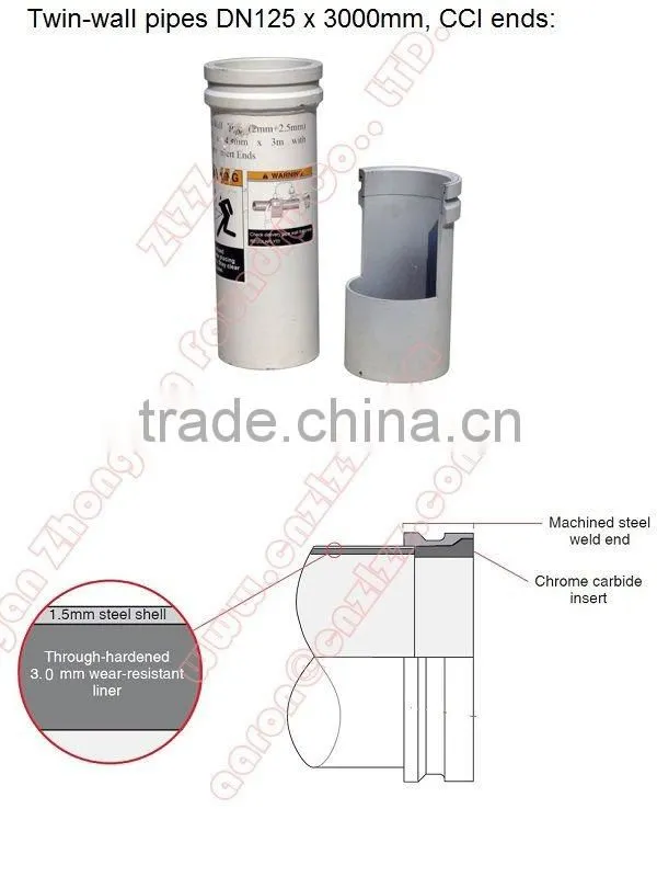 schwing DN125 F/M delivery pipe