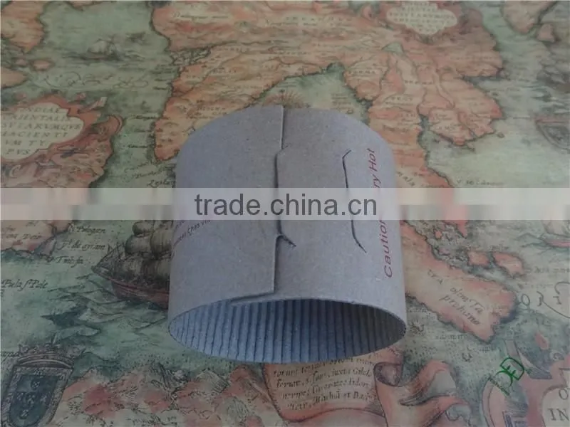 Universal paper sleeve for 8 oz and 12/16/20 oz paper coffee cup