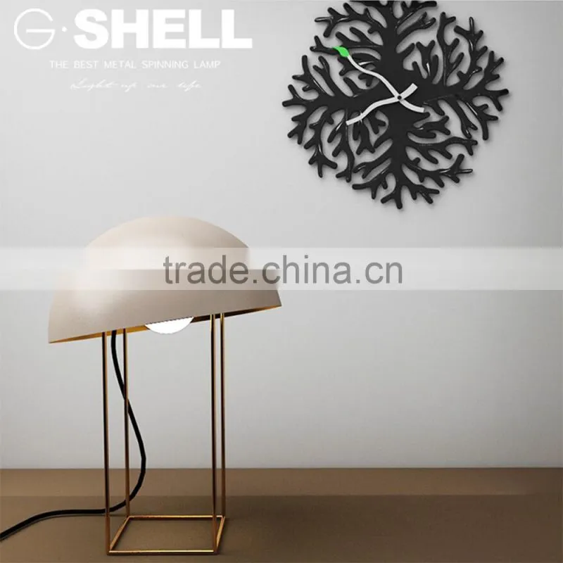 Fancy half round study room lighting table lamp for reading