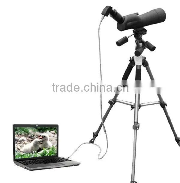 0.35MP High sensitivity digital spotting scope to view landscape