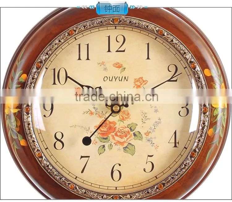 Modern Home Decor Interior Decorating Hand Painted Wall Clock