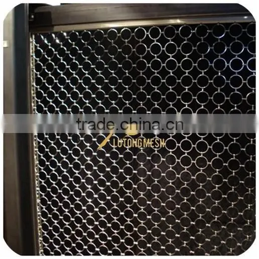 Metal ring mesh for living room divider curtain