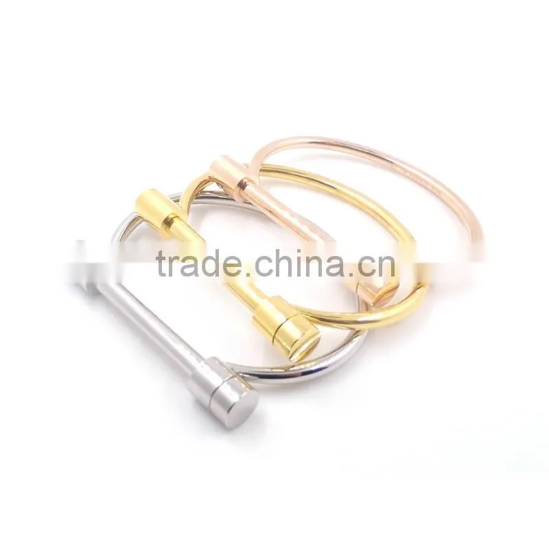 Alibaba wholesale jewelry stainless steel screw bangle for sale