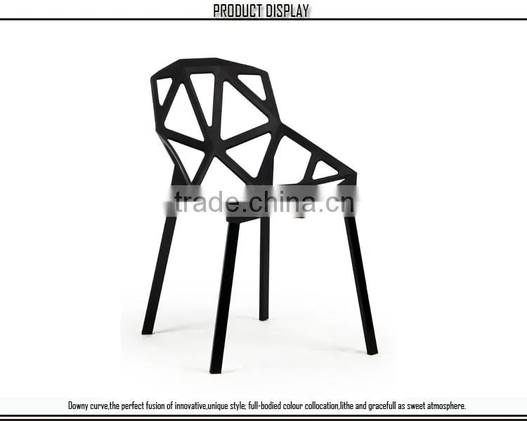 PP red blak red plastic beach chair