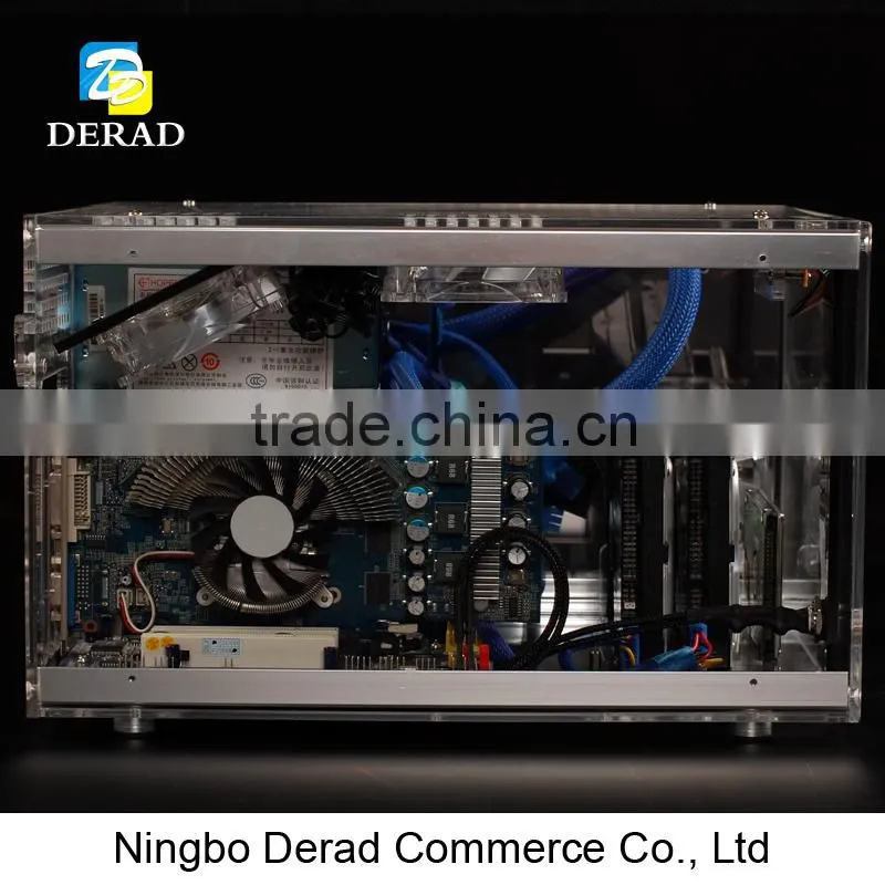 PC-C740 QDIY Deluxe Transparent Plastic Computer Case