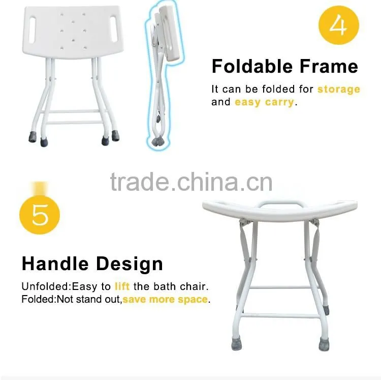 Folding High Quality Bath Bench Series Shower Chair for Disabled/Silla para ducha