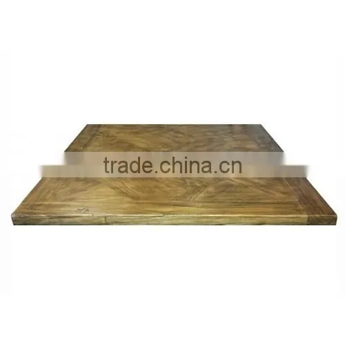 2016 hot sale custom made furniture hard wood solid teak wood table top for sale