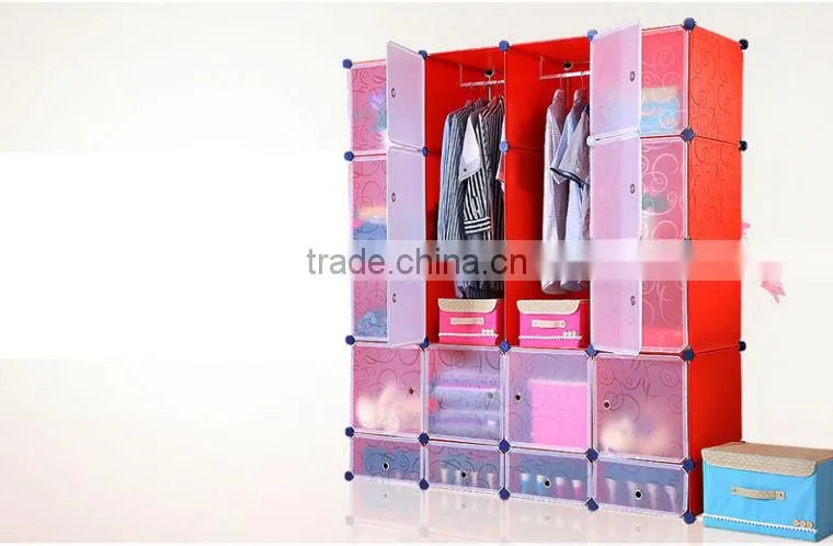 2014 hottest 20 cubes high quality easy standing wardrobe storage (FH-AW0451640-20)