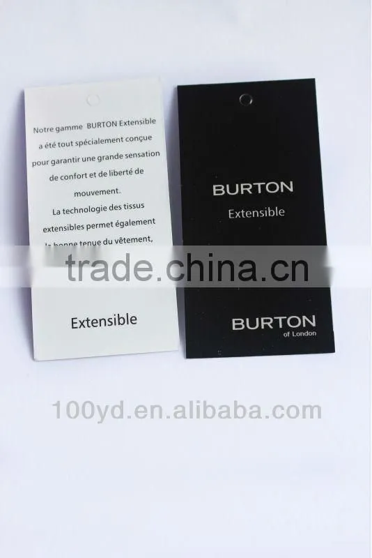 2014 fashion jeans paper hang tags