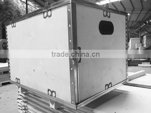 No-nail plywood box machine