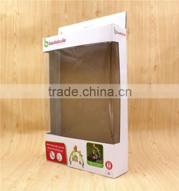 Corrugated Color Paper Box for Toy with Window