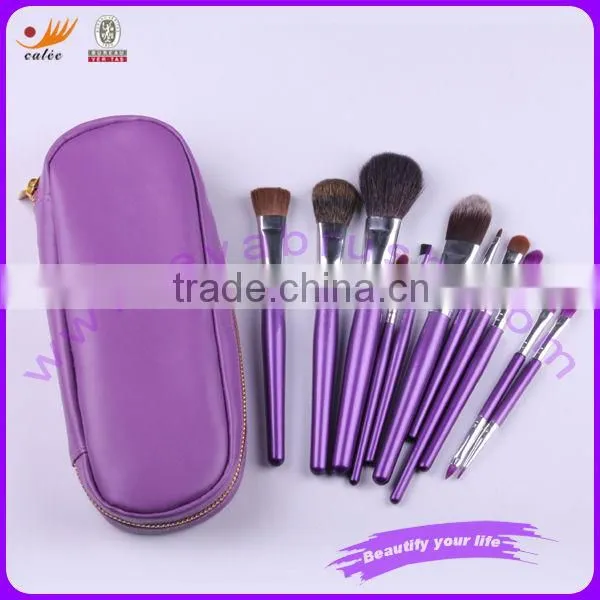EYA 11pcs cute purple make up brushes