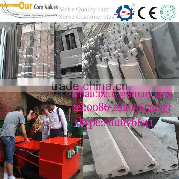 new design hollow core slab making machine/concrete slab machine