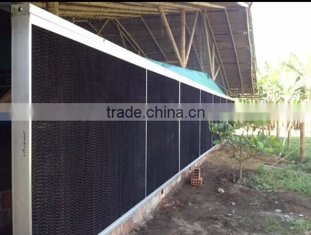 Advanced chicken house evaporative cooling pad for poultry houses