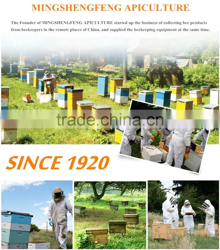 2016 hot sale natural material fir wood beehives