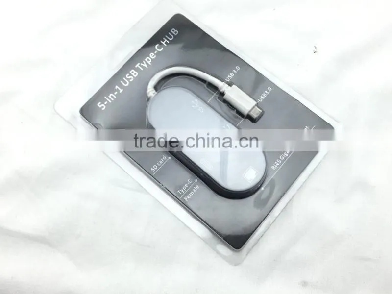 Trade Assurance 5-in-1 USB Type-C HUB for PC