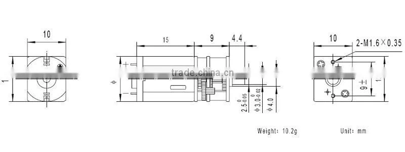 1000rpm dc motor
