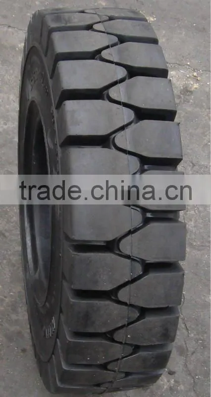 forklift solid white tyre