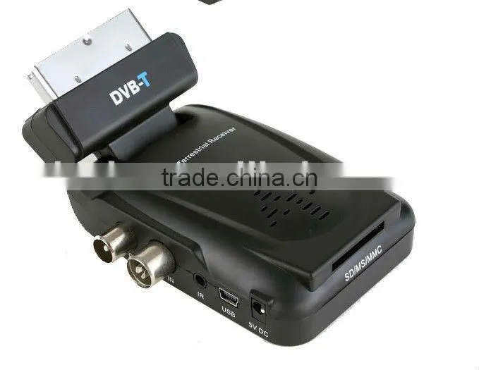 Digital Scart TV Box Tuner DVB-T Mini Freeview Receiver