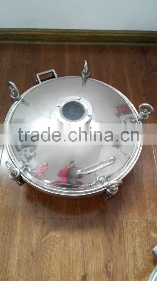BLS stainless steel 500mm stainless steel round manhole cover for tank