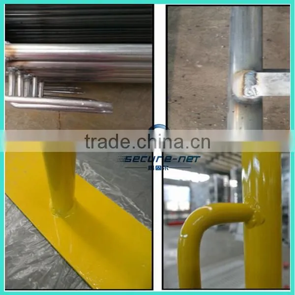 reinforcing temporary steel fence crowd control barrier system