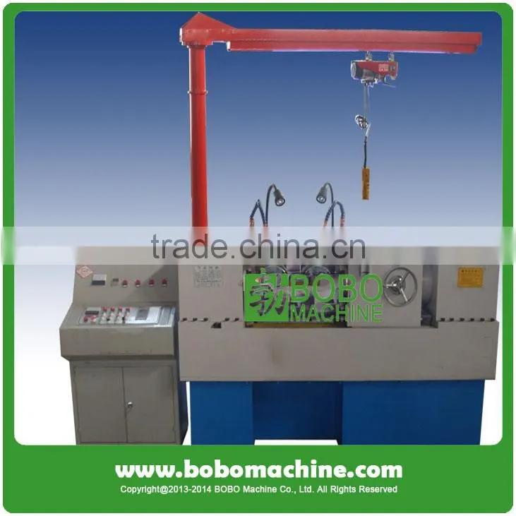 Automatic thread rolling machine for steel tube screw