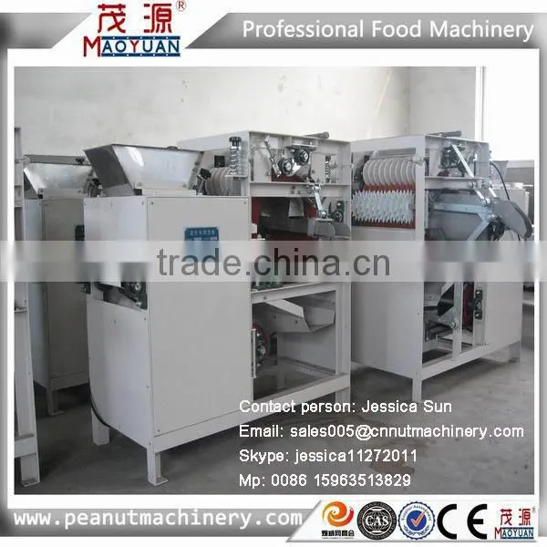 Almond peeling machine
