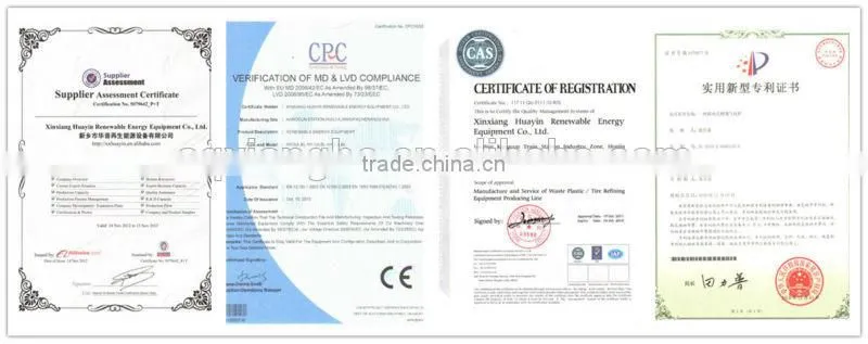 manufacturer of cintinuous waste tyre pyrolysis plant and recycling machine to oil