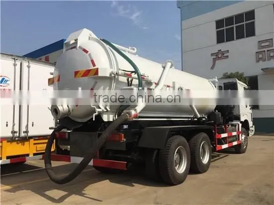 Fecal suction truck capacity 5000l-6000liter Fecwouls suction truck