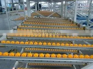 gravity flow racking/fluency strip for storage and logistics handling