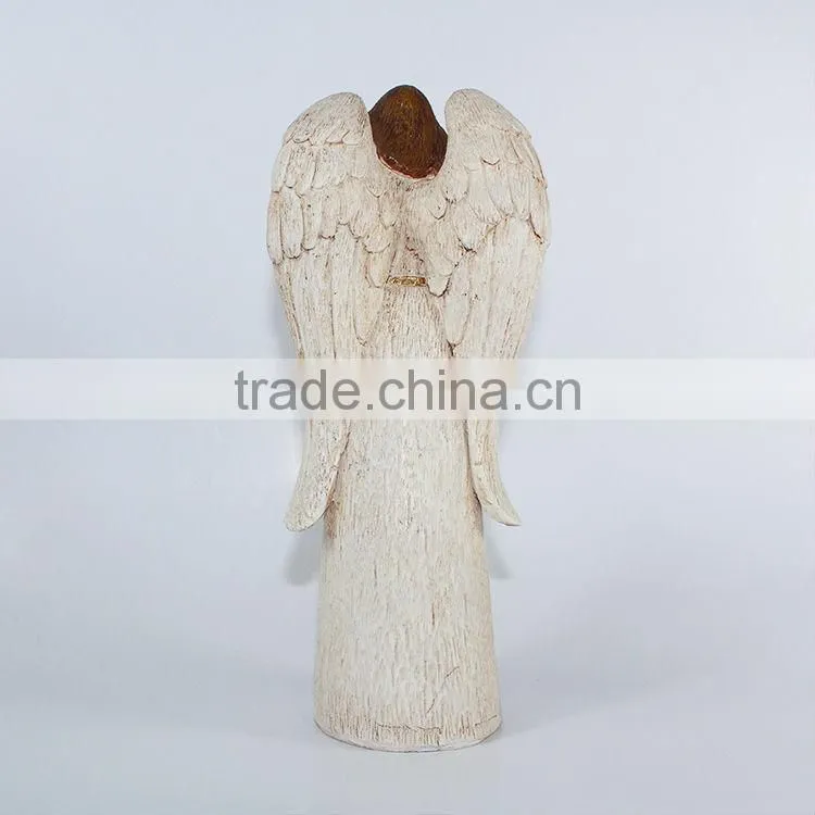 Polyresin religious angel figurine